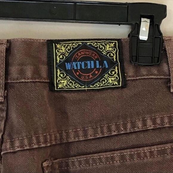 Vintage Watch LA Size 19-20 Five 5-Button Fly Closure Jeans Pants (Modern 16/XL) - Picture 5 of 7